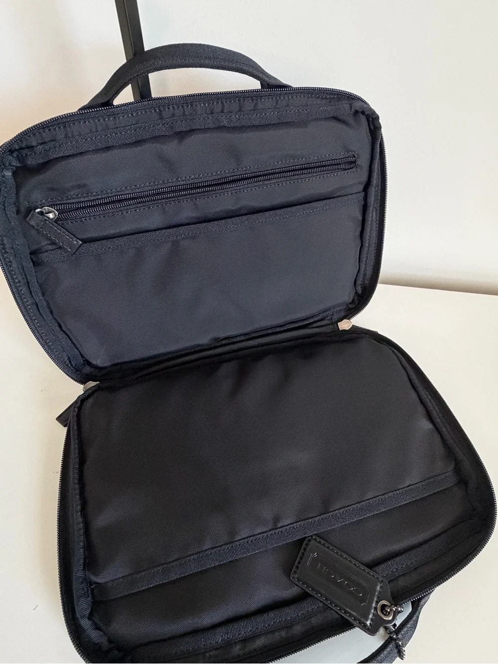 Coach laptop briefcase